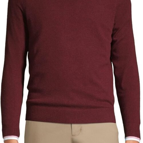 Men's Fine Gauge Cashmere V-Neck Sweater