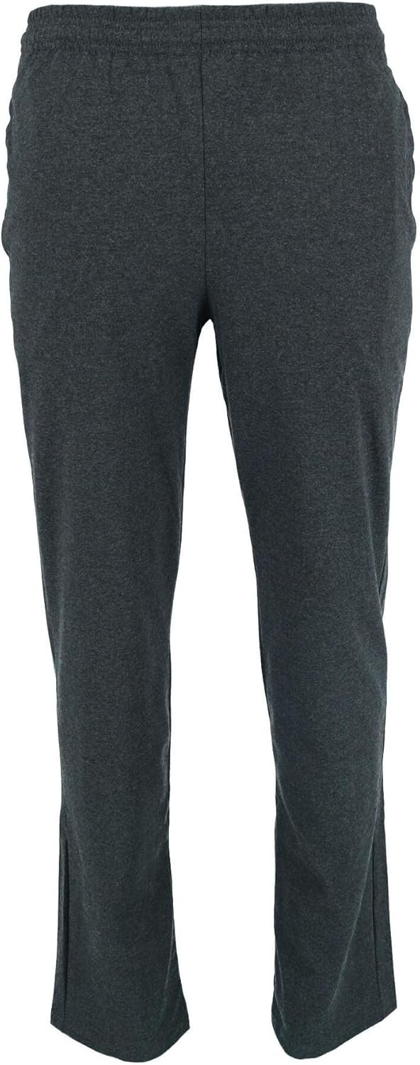 Sweatpants, Men’s Cotton Jersey Pants with Pockets, 33” - Image 2